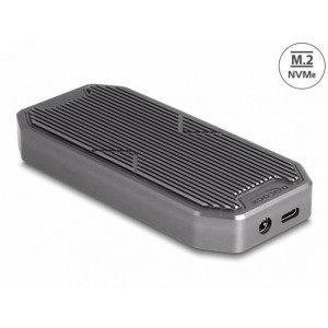 Delock Externí herní pouzdro pro M.2 SSD NVMe PCIe s SuperSpeed USB 20 Gbps (USB 3.2 Gen 2x2) se zásuvkou USB Type-C™ a 