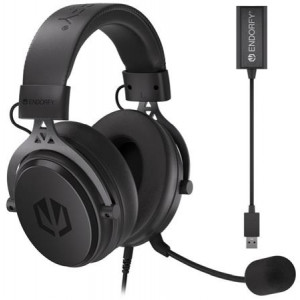 Endorfy headset VIRO Plus USB / drátový / s odnímatelným mikrofonem / USB / černý 