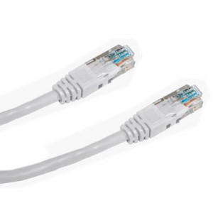 DATACOM Patch cord UTP CAT5E 10m bílý