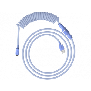 HyperX USB-C spirálový kabel světle fialový