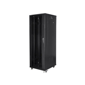 LANBERG Volně stojící skříň 19" 37U/600x800 (v rozloženém stavu) černá (RAL9004)  