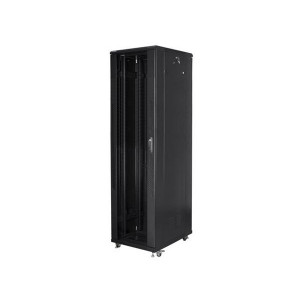 LANBERG Volně stojící skříň 19" 37U/800x800 (v rozloženém stavu) černá (RAL9004)  