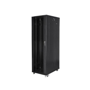 LANBERG Volně stojící skříň 19" 42U/800x1000 (v rozloženém stavu) černá (RAL9004)  