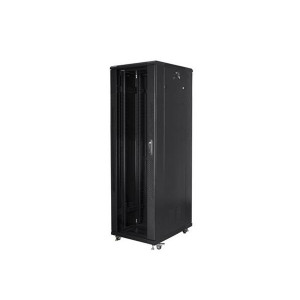 LANBERG Volně stojící skříň 19" 42U/800x800 (v rozloženém stavu) černá (RAL9004)  