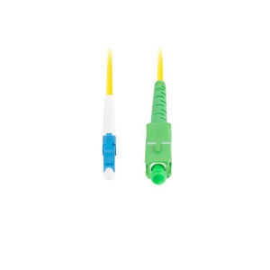 LANBERG optický patch cord SM LC/UPC-SC/APC simplex 2m LSZH G657A1 průměr 3mm, barva žlutá  