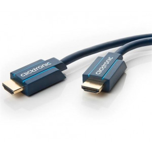 ClickTronic HQ OFC kabel HDMI High Speed s Ethernetem, zlacené, 4K@60Hz, 7,5m