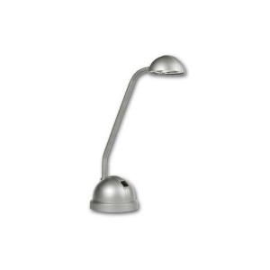 Stolní LED lampa Ecolite Spektra, stříbrná