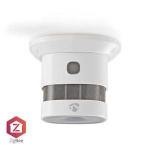 Nedis ZBDS10WT SmartLife Detektor Kouře| Zigbee 3.0 | Napájení z baterie | Životnost snímače: 10 Rok | 85 dB | Bílá 