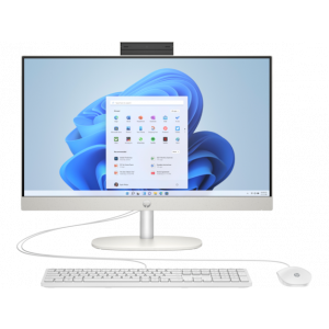 HP AIO 24-cr0002nc/24'' IPS FHD AG/Ryzen 5 7520U/16GB LP/512GB SSD/AMD Graphics/5xUSB/1xHDMI/RJ45/90W/2y/WIN 11 Home/Whi