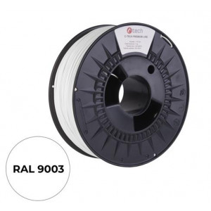 C-TECH tisková struna PREMIUM LINE ( filament ) , ABS, dopravní bílá, 1,75mm, 1kg