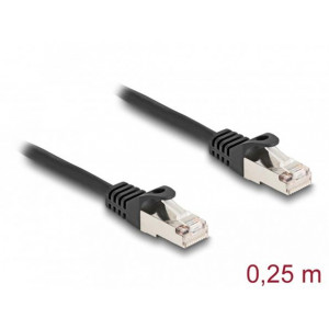 Delock Kabel ze zástrčkového konektoru RJ50 na zástrčkový konektor RJ50, S/FTP, 0,25 m, černý