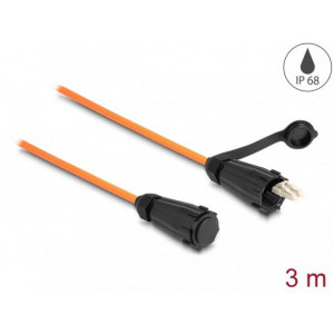 Delock Optický kabel z LC Duplex na LC Duplex s ochrannou krytkou, multi-mode OM2, 3m