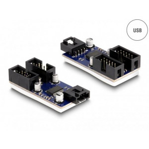 Delock Hub USB 2.0 pin konektor samec 2 porty