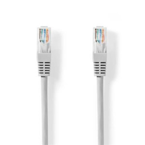 Nedis CCGL85101GY50  - Síťový Kabel Cat 5e U/UTP | RJ45 Zástrčka | RJ45 Zástrčka |  5.00 m | Kulatý | PVC | Šedá