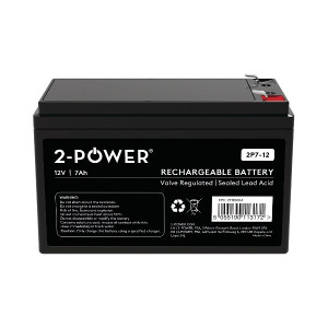 2-Power 2P12-12 12V 12Ah VRLA Baterie F2 ( Faston 250)