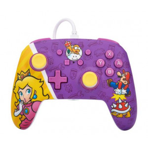 PowerA Enhanced Wired Controller for Nintendo Switch - Princess Peach Battle