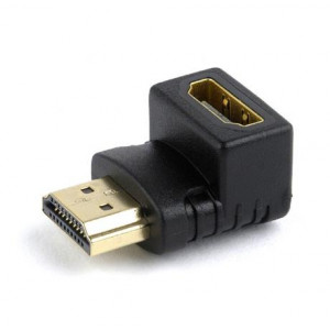 Gembird CABLEXPERT redukce HDMI 90°, M/F, černá