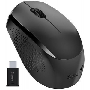 Genius NX-8000S Type-C, myš, bezdrátová, optická, 1200DPI, 3 tlačítka, USB-C, černá