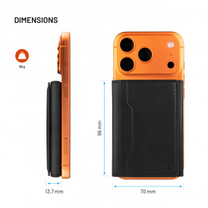 MagSafe Peněženka FIXED MagWallet Trifold, světle fialová