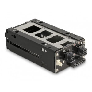 Delock Mobilní přihrádka s úzkou zásuvkou pro 2 x SSD NVMe U.2 rozměru 2.5”