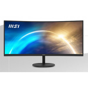 MSI monitor PRO MP341CQ, 34" zakřivený /3440x1440 (UWQHD)/VA LED/1ms/3000:1/300cd/m2/100Hz /2 x HDMI/DP/černý