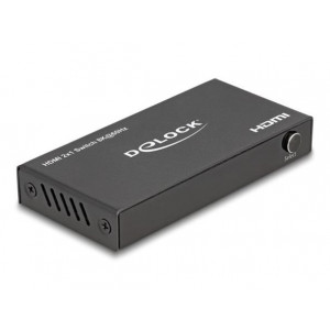 Delock HDMI Switch 2 x vstupní porty HDMI na 1 x výstupní port HDMI, 8K 60 Hz
