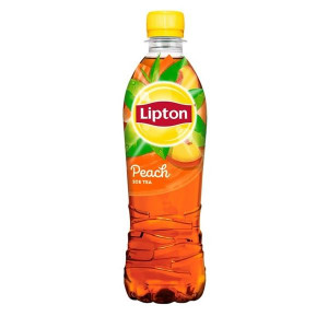 Ledový čaj Lipton s broskví, 0,5l, bal = 12 ks