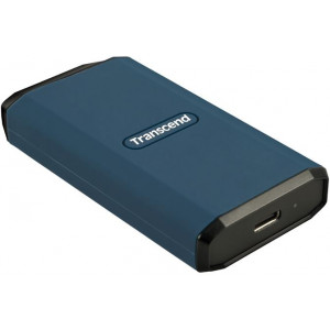 Transcend ESD410C 4TB, USB 20Gbps Type C, Externí odolný SSD disk (3D NAND flash), 2000MB/R, 2000MB/W, modrý