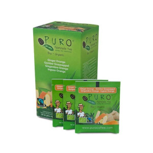 Ovocný čaj Puro pomeranč,zázvor,Fairtrade,25x1,5 g