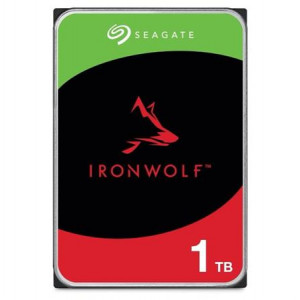 Seagate IronWolf, NAS HDD, 1TB, 3.5", SATAIII, 256MB cache, 5.400RPM