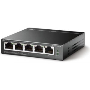 TP-Link TL-SG105PE5-Port Gigabit Easy Smart Switchwith 4-Port PoE+ budget 65W