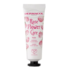 Krém na ruce Dermacol Flower care - Růže, 30ml