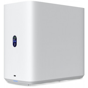 Ubiquiti UniFi UNAS 4 W - NAS server, 4x 3,5" slot HDD, 2x M.2 NVMe SSD slot, RAID, 2.5GbE, 5Gbps USB-C, PoE+++, bílý
