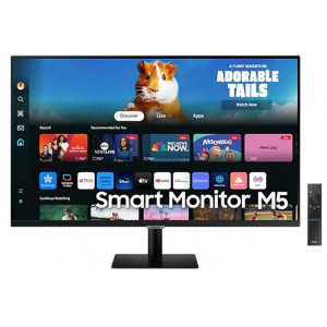SAMSUNG MT LED LCD Smart Monitor 27" M5 (M50D) VA,1920x1080,4ms,250cd/m2,3000:1,2xHDMI,2xUSB,BT,Wi-Fi,Repro,Tilt,VESA