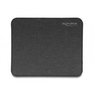 Delock Podložka pod myš, třpytivá, černá, 300 x 245 mm