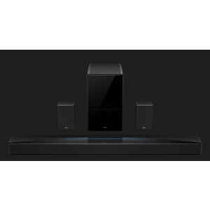 TCL Q85HE SoundBar 7.1.4, výkon 860W, bezdrátový subwoofer, 2x zadní repro, 2x HDMI 2.1, eARC, optika, Bluetooth 5.1,USB