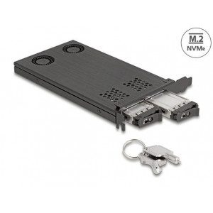 Delock karta PCI Express x16 Mobilní přihrádka na 2 x SSD M.2 NVMe – rozvětvení