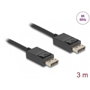 Delock DisplayPort kabel 16K 30 Hz / 8K 60 Hz 40 Gbps 3 m