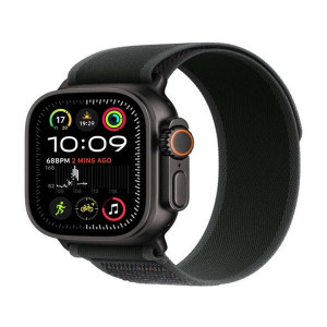 Apple Watch Ultra 2 (2024) 49mm Černý titan s černým trailovým tahem M/L