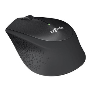 Logitech myš Wireless M330 Silent Plus, optická, bezdrátová, 3 tlačítka, černá, 1000dpi