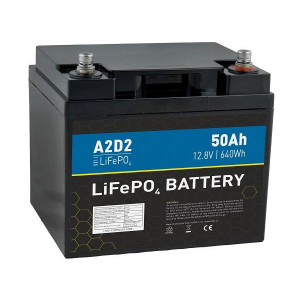 Avacom A2D2 baterie LiFePO4 12,8V 50Ah M6