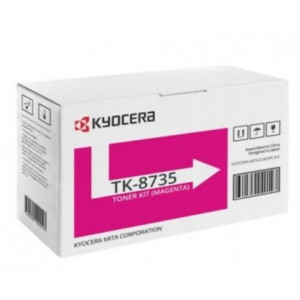 Kyocera toner TK-8735M - 40 000 stran A4 (při 5% pokrytí), pro TASKalfa7353/8353ci, magenta