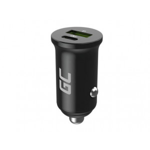 Green Cell Nabíječka do auta 38W GC PowerRide Nano38 s USB-C USB-A Power Delivery a rychlonabíjením Ultra Charge