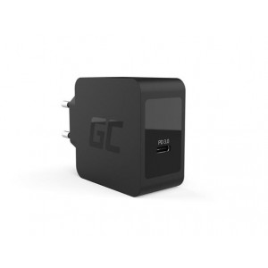 Green Cell Charger USB-C 18W PD for Samsung Galaxy S8 S8+ S9 S9+ Note 8, iPhone X / 8 / 8 Plus, Nintendo Switch and others