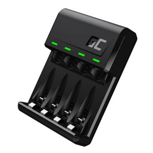 Green Cell VitalCharger pro baterie AA AAA R6 R03 Ni-MH s Micro USB a USB-C portem