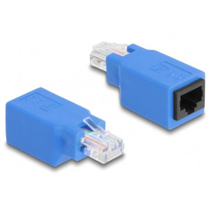 Delock Rollover adaptér RJ45 ze zástrčky na zásuvku