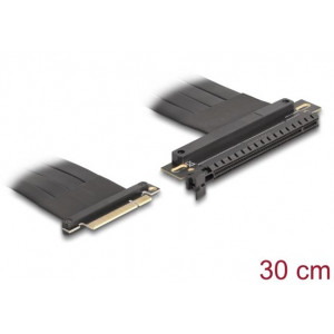 Delock Riser karta PCI Express 3.0, ze zástrčky x8 na slot x16, s kabelem, délka 30 cm