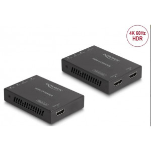 Delock Sada prodlužovače HDMI po kabelu Cat.6, 4K 60 Hz 50 m