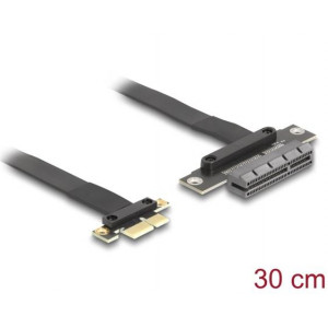 Delock Riser karta PCI Express 3.0, ze zástrčky x1 na slot x4, s kabelem, délka 30 cm