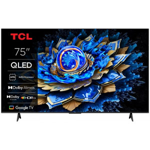 TCL 75T69C SMART TV 75" QLED/4K UHD/Direct LED/3xHDMI/2xUSB/LAN/GoogleTV